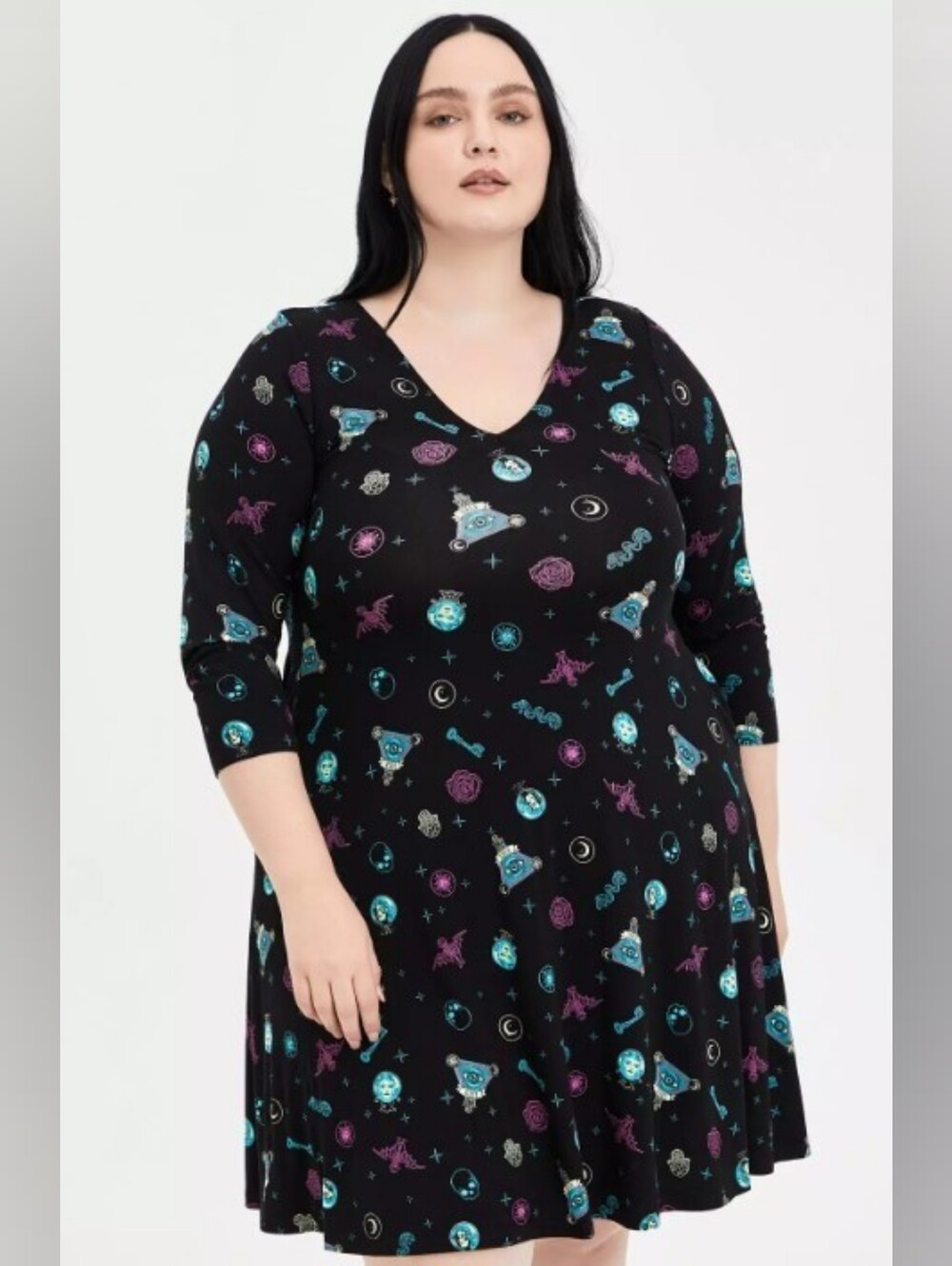 Torrid Super Soft Disney Haunted Mansion Dress, Size 0x GUC